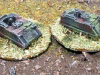 1-285th German micro armour GHQ and Heroics  (5 of 8)  M113 with mortars, H&R